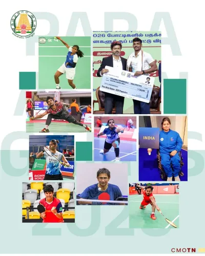 TN Para Athletes Win 15 Medals at 5th Para Asian Games