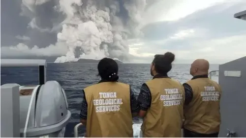 Did the Tongan Undersea Volcano Eruption Cause Climate Changes?