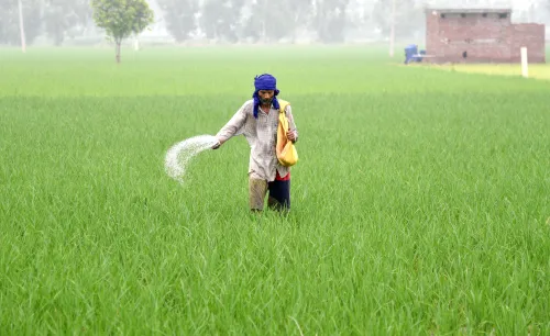 Has the total area sown under kharif crops in India crossed 995.6 lakh hectares?