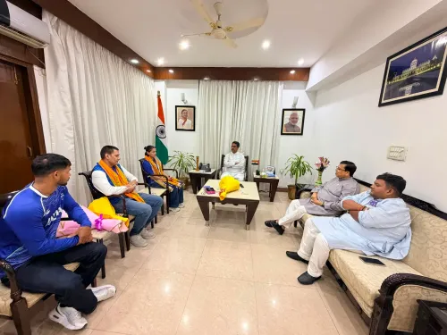 Asmita Dey: Tripura CM honours India's first judo gold medallist