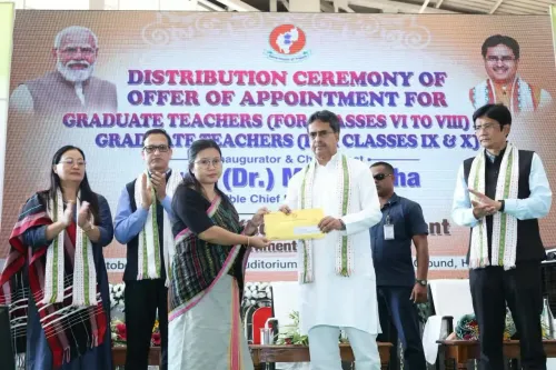 Tripura CM Manik Saha hands job letters to 1,452 teachers, cites 23,986 govt hires since 2018