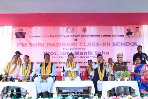 How is Tripura CM Manik Saha Advancing Ethics-Based Education and Infrastructure?