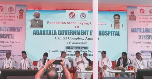 Tripura CM's Office lays foundation for Agartala Govt. Eye Hospital