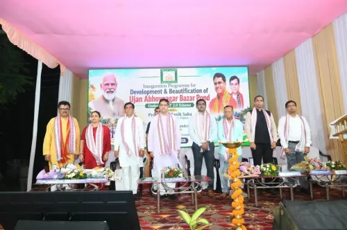 Tripura CM Manik Saha unveils master plan to modernise 21 urban local bodies ahead of polls