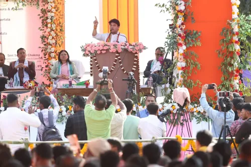 What Did Scindia Announce for Tripura's Agarwood Sector?