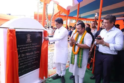 Tripura healthcare overhaul: CM Manik Saha opens nursing college, lays foundation for PHC