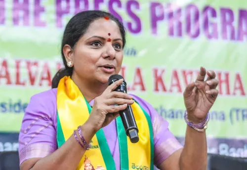 TRS demands dismissal of Telangana cop over abusive remarks targeting Kavitha