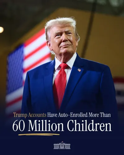 Trump Accounts to Give 60 Million US Kids a Financial Head Start