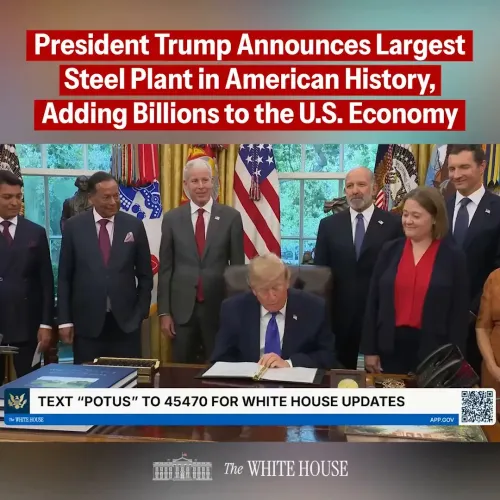 Trump Announces Mesabi Metallics Mega Steel Plant in Iowa