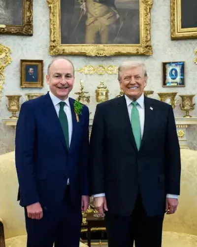 Trump Honors Irish Heritage at White House Celebration