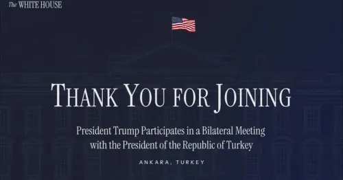 Trump Holds Bilateral Meeting with Turkey's Erdogan