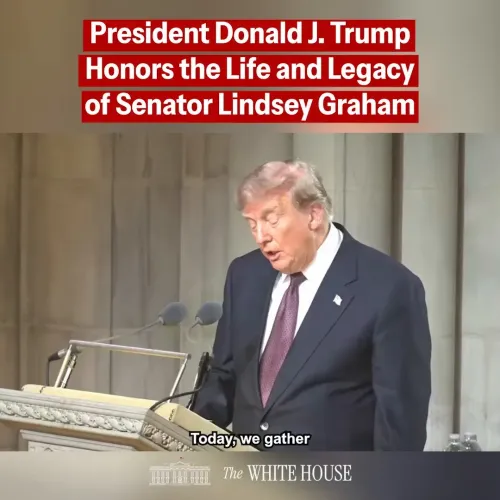 Trump Honors Senator Lindsey Graham's Legislative Legacy