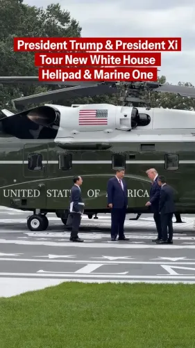 Trump Hosts Xi at White House in Rare State Visit