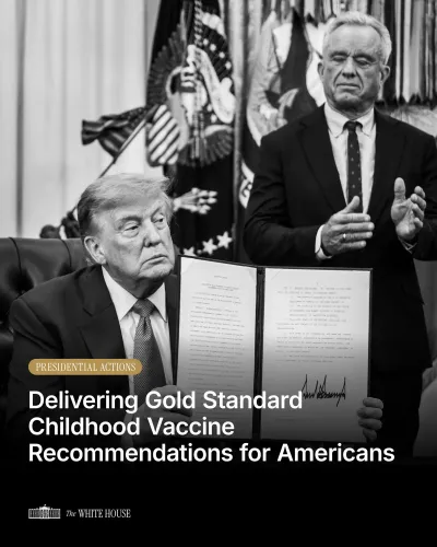 Trump Overhauls US Childhood Vaccine Schedule, Cites Peer Nations