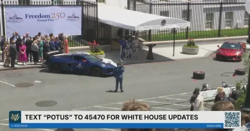 Trump Participates in Freedom 250 Grand Prix Showcase