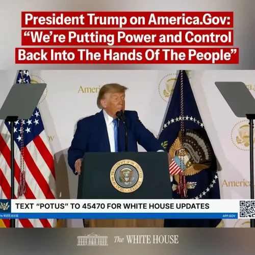 Trump Pitches Single Government Portal to Replace Thousands of Sites