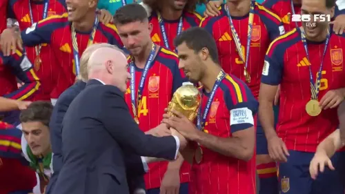 Trump Presents FIFA World Cup Trophy to Spain at 2026 Tournament