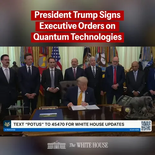 Trump Signs Executive Orders to Boost US Quantum Leadership