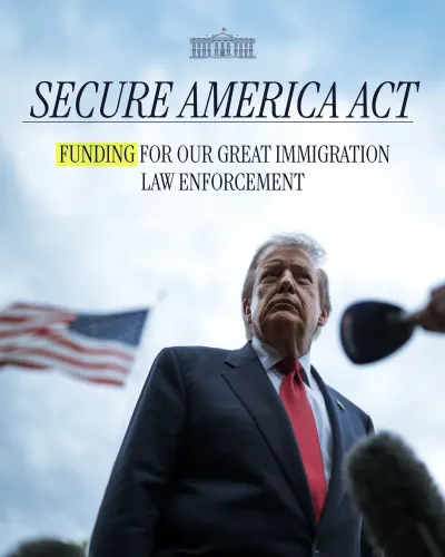 Trump Signs Secure America Act, Boosts Law Enforcement Funding