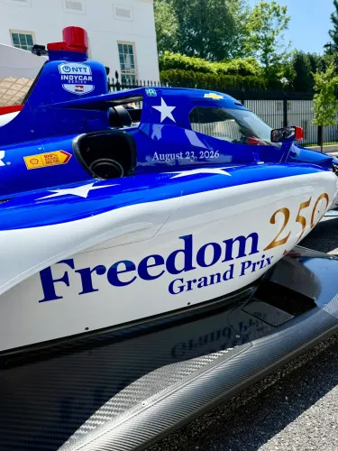 Trump Welcomes IndyCar Drivers to White House Before D.C. Grand Prix