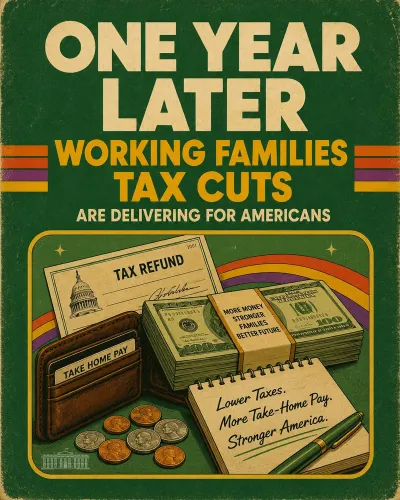 Trump's Working Families Tax Cuts Near One-Year Mark