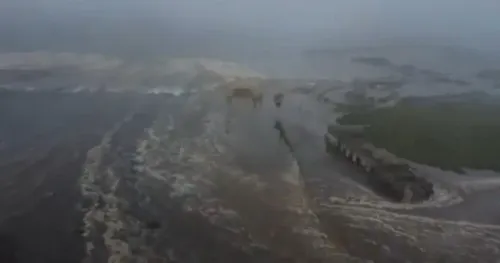 Did Tsunami Waves Strike Japan Following an 8.7-Magnitude Earthquake?
