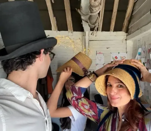 Twinkle Khanna's Rare Family Moment: Kids Aarav & Nitaara at Jane Austen's House