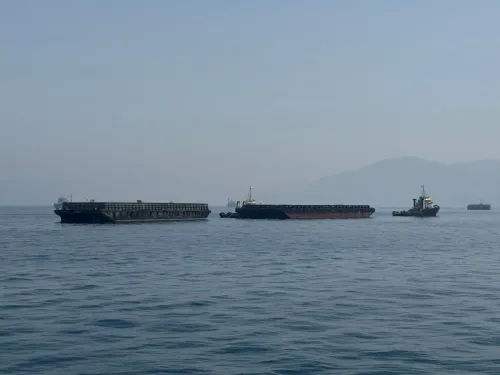 Strait of Hormuz tanker hit by projectile, 2 crew injured: UKMTO