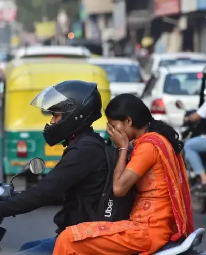 उबर बाइक राइड के दौरान महिला से छेड़छाड़, शोर मचाने पर चालक फरार