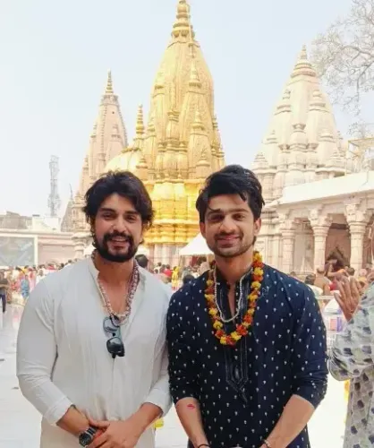 'उड़ारियां' के सेट पर अंकित और अभिषेक की गहरी दोस्ती, आठवें ज्योतिर्लिंग के दर्शन किए