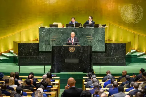 UN chief Guterres warns power shifting from governments to corporations and AI machines