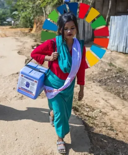 How are UNDP-supported digital platforms enhancing India's immunisation ecosystem?