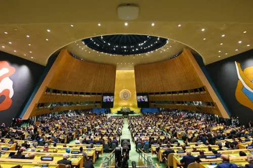 UNGA holds 5th dialogue with Ecuador's Espinosa for UN chief role