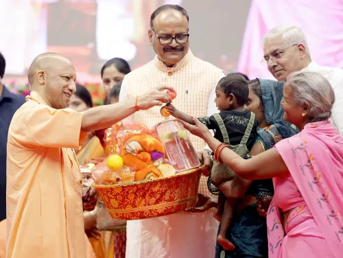 Did UP organize 20,324 health camps while promising smartphones and salary hikes for Anganwadi workers?