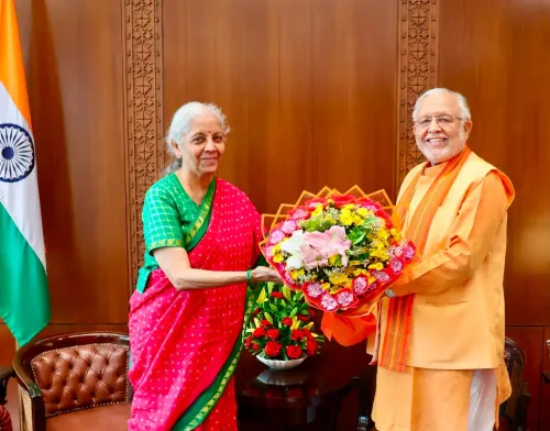 UP Finance Minister Khanna calls on Nirmala Sitharaman
