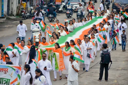 UP SHG women craft 1.9 crore Tricolours ahead of Independence Day 2025