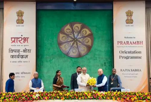 उपराष्ट्रपति सी. पी. राधाकृष्णन ने राज्यसभा नवनिर्वाचित सदस्यों के लिए 'प्रारंभ' कार्यक्रम का उद्घाटन किया