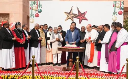 क्या उपराष्ट्रपति सी. पी. राधाकृष्णन ने क्रिसमस लंच का आयोजन किया?