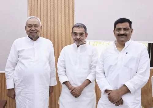 Upendra Kushwaha Engages with Nitish Kumar as Bihar's RS Elections Heat Up