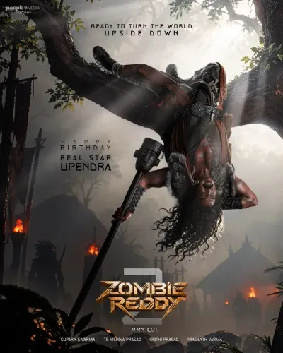 Upendra's first look in 'Zombie Reddy 2 NXT LVL' out on his birthday
