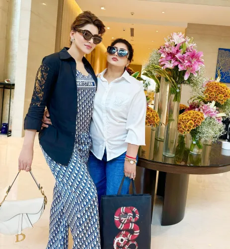 Why did Urvashi Rautela share her emotional journey about her wheelchair-bound mother at Cannes 2025?