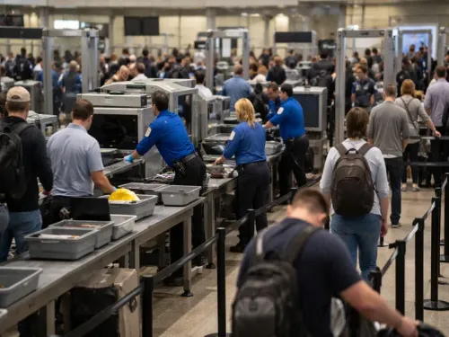US Airport Disruptions Increase as DHS Shutdown Impacts TSA Staffing