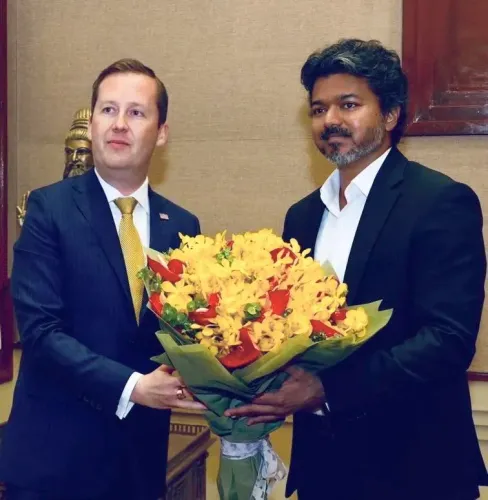 US envoy Sergio Gor meets Tamil Nadu CM Vijay, eyes deeper economic ties