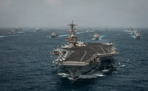 US strikes Iran near Strait of Hormuz, resumes naval blockade