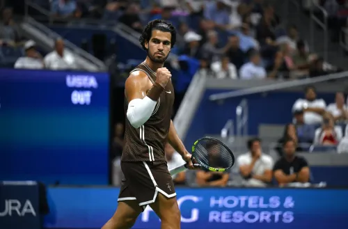 US Open 2025: Alcaraz recovers from first-set slip to beat Faria, reaches Round 3