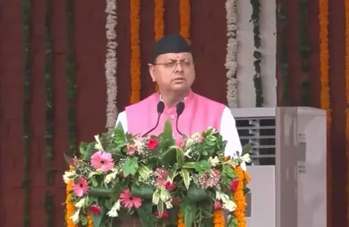 How Did Uttarakhand CM Dhami Honor Freedom Fighters on 79th Independence Day?