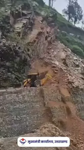Uttarakhand CM Office: Bageshwar Roads Being Cleared Amid Rain