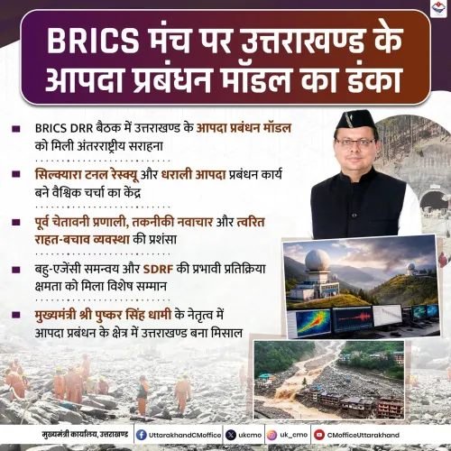 Uttarakhand's Disaster Model Showcased at BRICS Forum