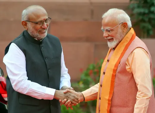 VP Radhakrishnan wishes PM Modi on 75th birthday, hails India as global bright spot