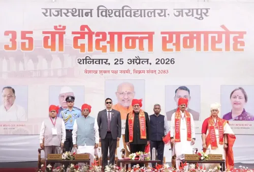 VP Radhakrishnan at Rajasthan University: Make Job Creators, Not Job Seekers